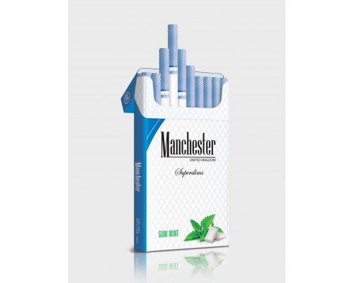 Купить Сигареты Manchester Gum Mint SuperSlims Купить Сигареты Manchester Gum Mint SuperSlims