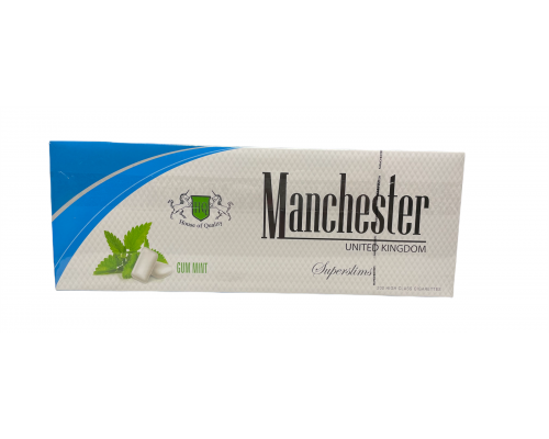 Купить Сигареты Manchester Gum Mint SuperSlims Купить Сигареты Manchester Gum Mint SuperSlims