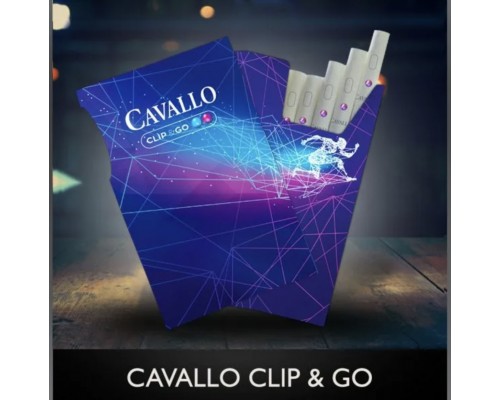 Купить Сигареты CAVALLO Clip & GO Черника Купить Сигареты CAVALLO Clip & GO Черника