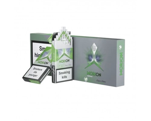 Сигареты Morion Capsule Applemint Superslim (Морион Яблоко Кнопка Суперслим) оптом Сигареты Morion Capsule Applemint Superslim (Морион Яблоко Кнопка Суперслим) оптом