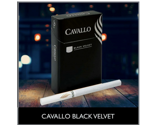 Купить Сигареты CAVALLO Black Velvet оптом Купить Сигареты CAVALLO Black Velvet оптом