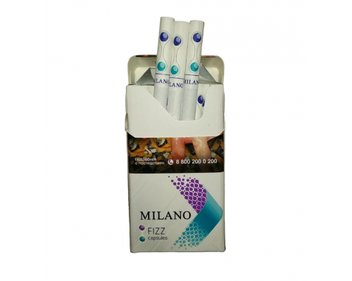 Купить Сигареты Milano FIZZ c двумя кнопками вкус фруктовый / мята Купить Сигареты Milano FIZZ c двумя кнопками вкус фруктовый / мята